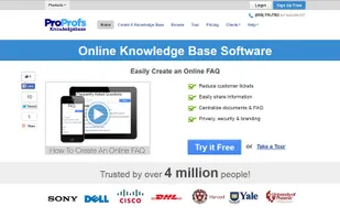 ProProfs Knowledge Base screenshot 1