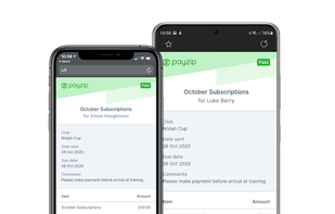 An email receipt for everyone, regardless of how they paid.