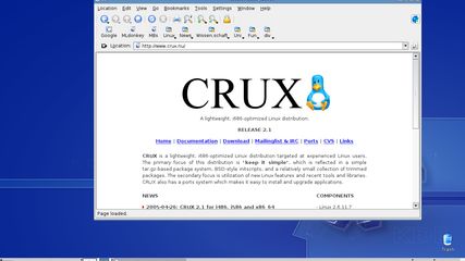 CRUX Linux screenshot 3