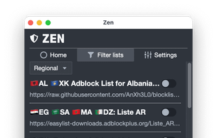 Zen Ad-Blocker screenshot 1