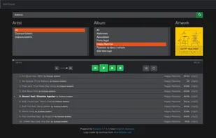 Web UI dark theme.