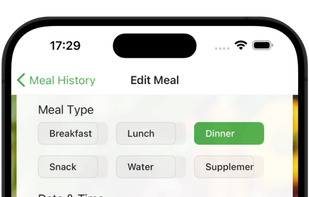 Meal recognition result