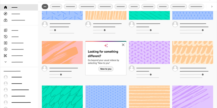 YouTube launches personalized "New to you" feed that extends beyond recommended videos image