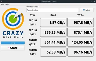Crazy DiskMark screenshot 1