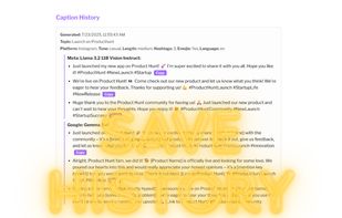save history