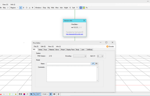 Pmx Editor screenshot 2