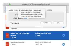 Cisdem PDF Compressor screenshot 1