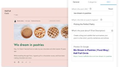 Customize your SEO title and description