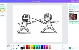 Classic drawing game