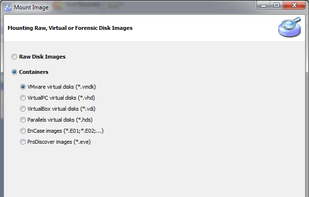 Setting up recovery scan.