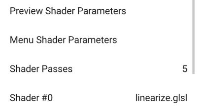 Mobile shader options
