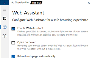 Web Assistant - Configuration