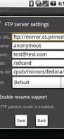 AndFTP screenshot 2