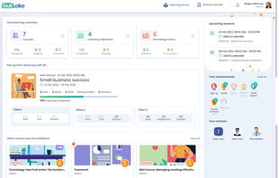 Learner Dashboard of Skill Lake
