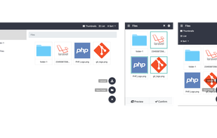Laravel File Manager screenshot 1