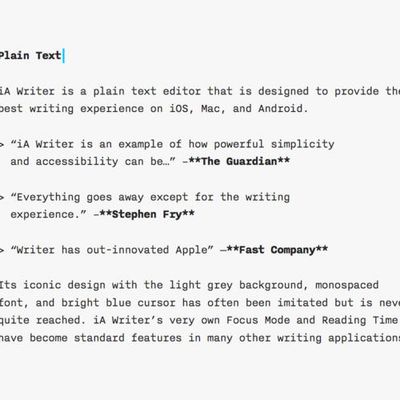 review for ia writer for mac 2018