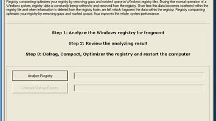 Free Registry Defrag/Compact screenshot 1