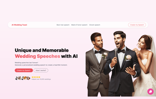 AI Wedding Toast screenshot 1