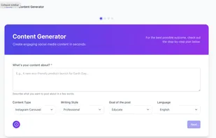 Content generator (main)
