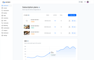 Subscription Management and Analytics