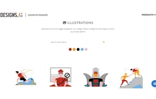 A gif on what you can do with Graphicmaker.