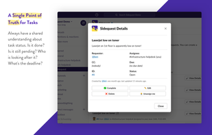 Sidequest for Slack screenshot 1