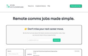 Remote Communications Jobs screenshot 1