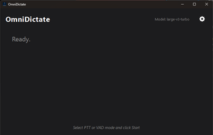 OmniDictate screenshot 1