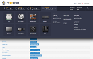 PCPartPicker screenshot 3