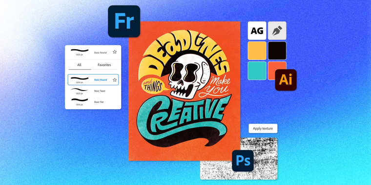 Digital painting & drawing application Adobe Fresco is now available for free to all users image