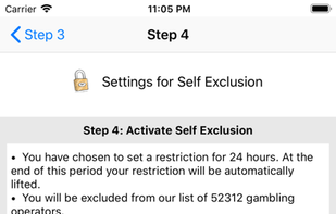 BetBlocker screenshot 2