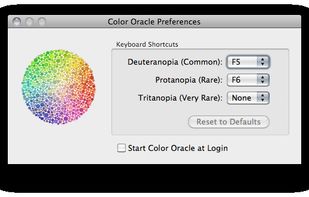 Preferences window