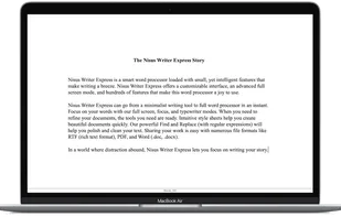 Nisus Writer Express screenshot 1