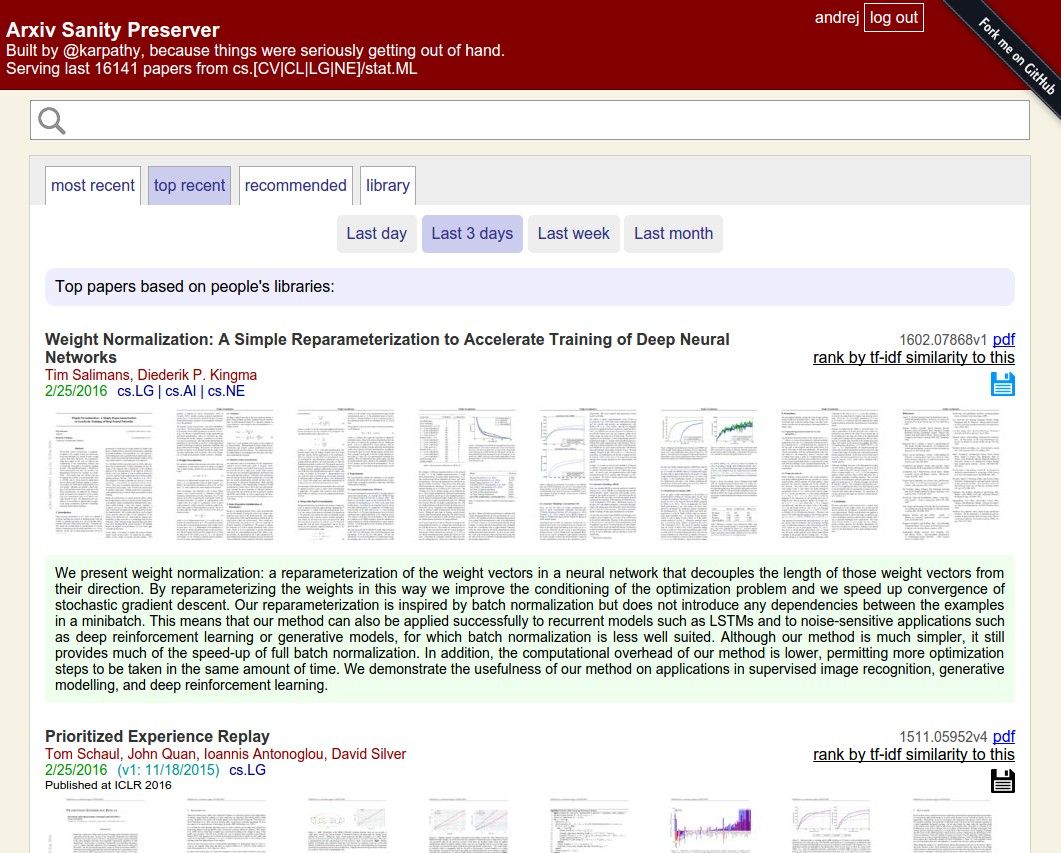 Arxiv Sanity Preserver Alternatives and Similar Sites / Apps ...