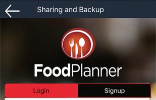 FoodPlanner screenshot 1