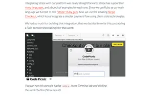 Embed your consoles in your blog or site.