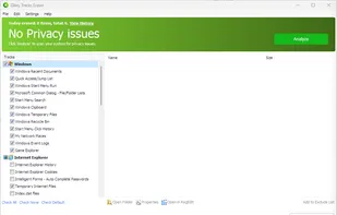 Glary Tracks Eraser screenshot 1