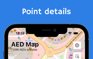 OpenAEDMap screenshot 1