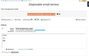 DropMail screenshot 1