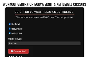 Generated Random Workout
