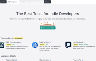 Indie Dev Tools screenshot 1