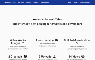 NodeTube screenshot 1