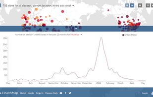 HealthMap screenshot 2