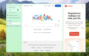 Zen Browser screenshot 1