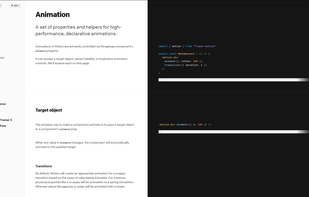 Framer Motion screenshot 1