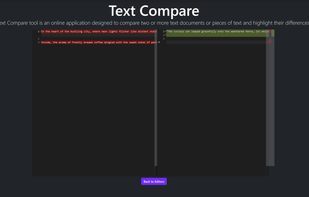 Text Compare IO screenshot 1