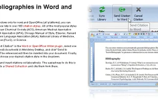 Generate Bibliographies in Word and OpenOffice