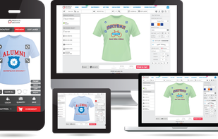 Inkybay empower your print shop to offer outstanding customization experiences, whether you sell Apparel, promotional items, mats or bicycle