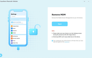 Joyoshare iPasscode Unlocker screenshot 2