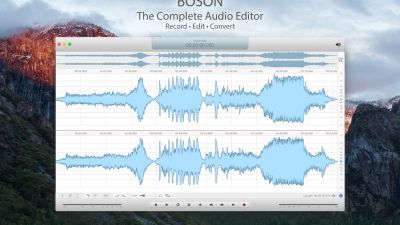 Boson Audio Editor screenshot 1